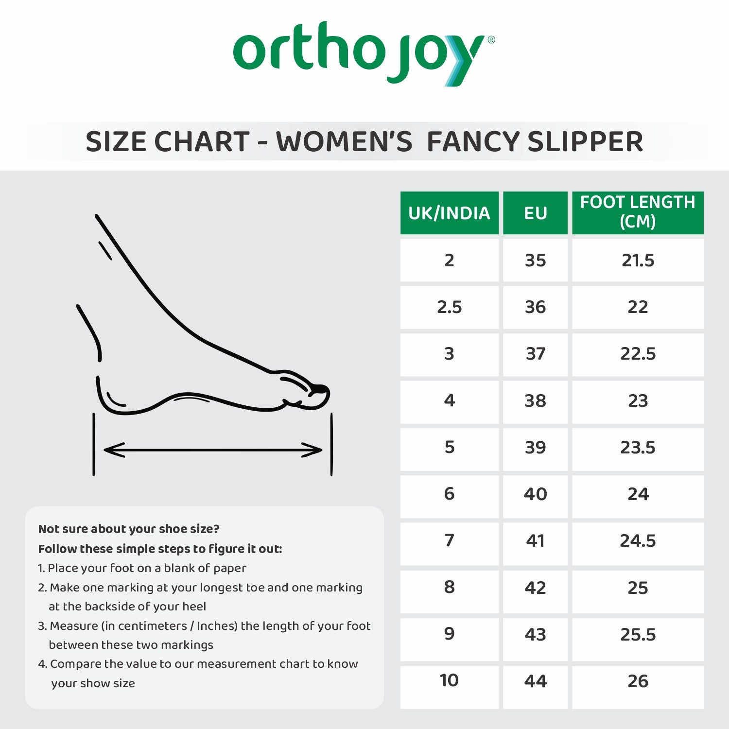 ORTHO JOY Fancy Slipper for women | Orthopedic Slippers