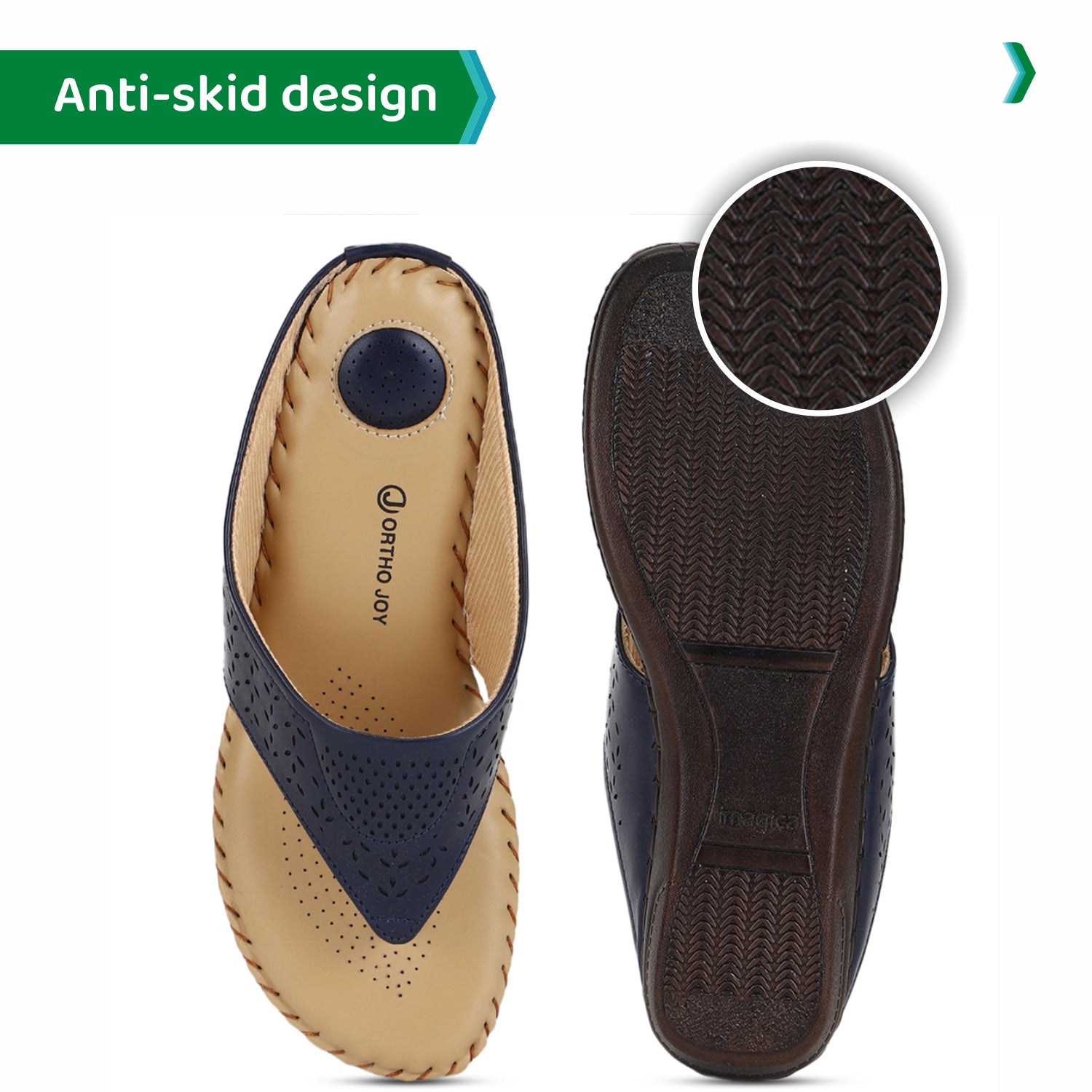 Buy Doctor Slippers | Soft Fancy Chappal at best price â OrthoJoy