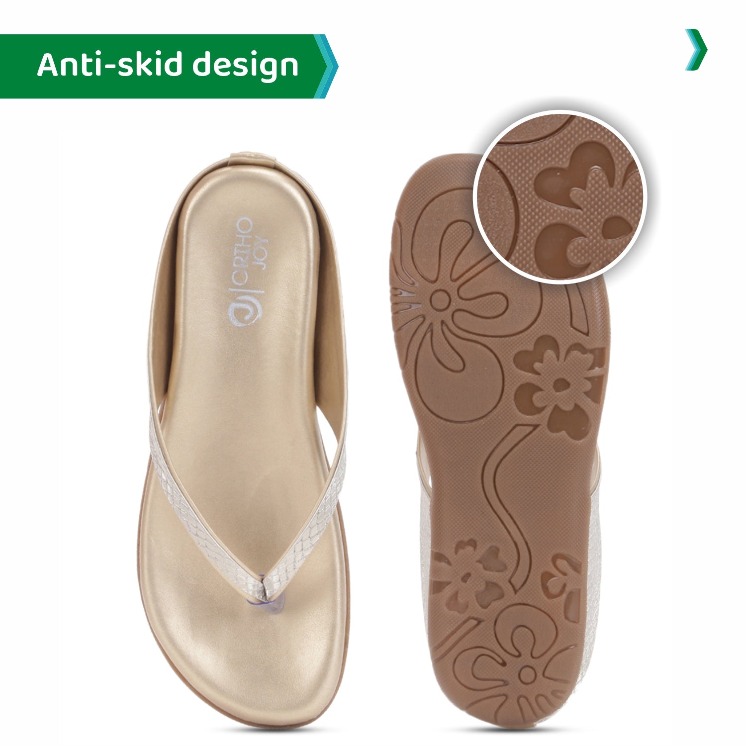 ORTHO JOY Fancy doctor Comfortable Flat sandals stylish
