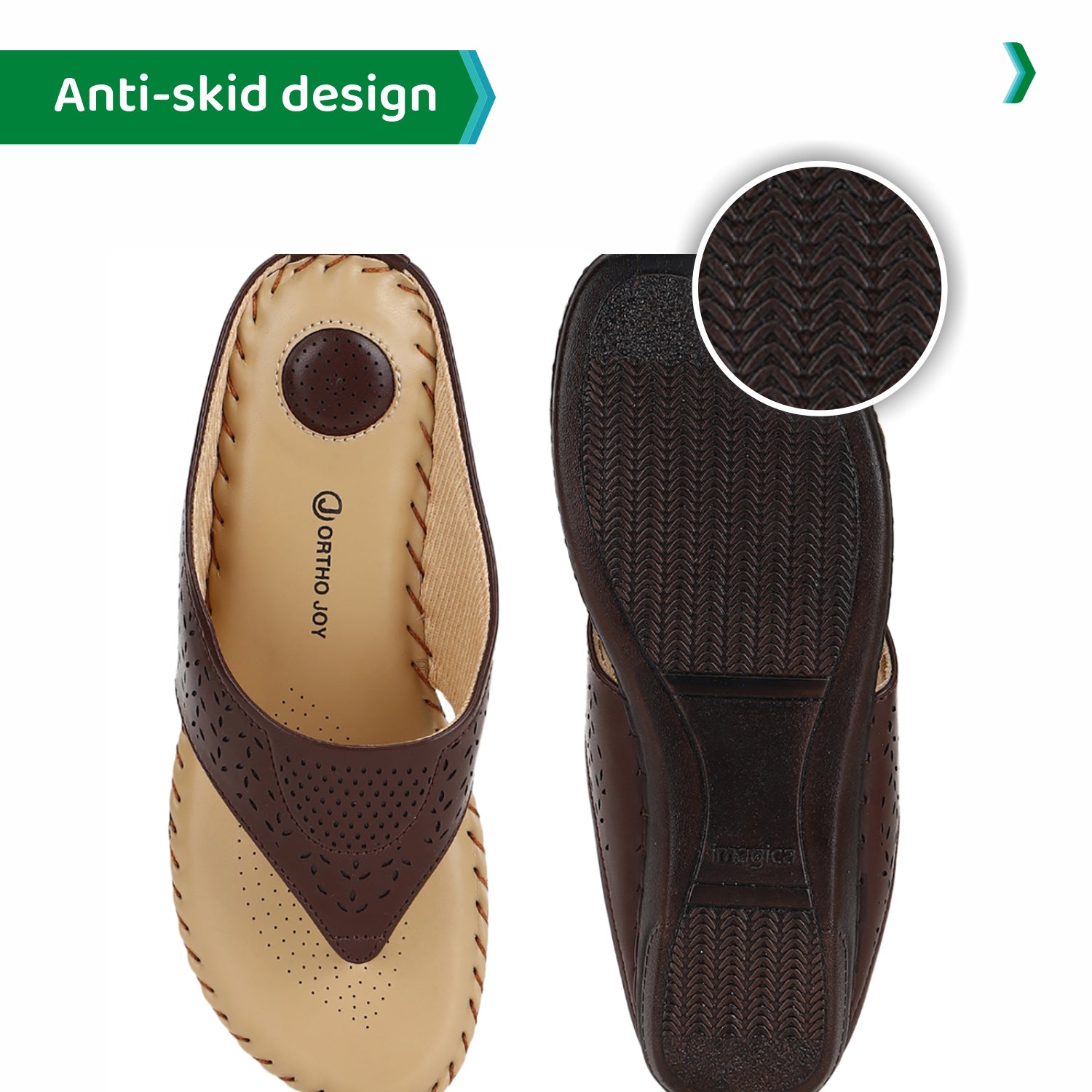 ORTHO JOY doctor slippers |  Fancy chappal