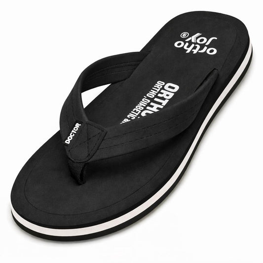 Lightweight Cushioned Men’s Ortho Joy Flip-Flops – Comfortable Casual Slippers