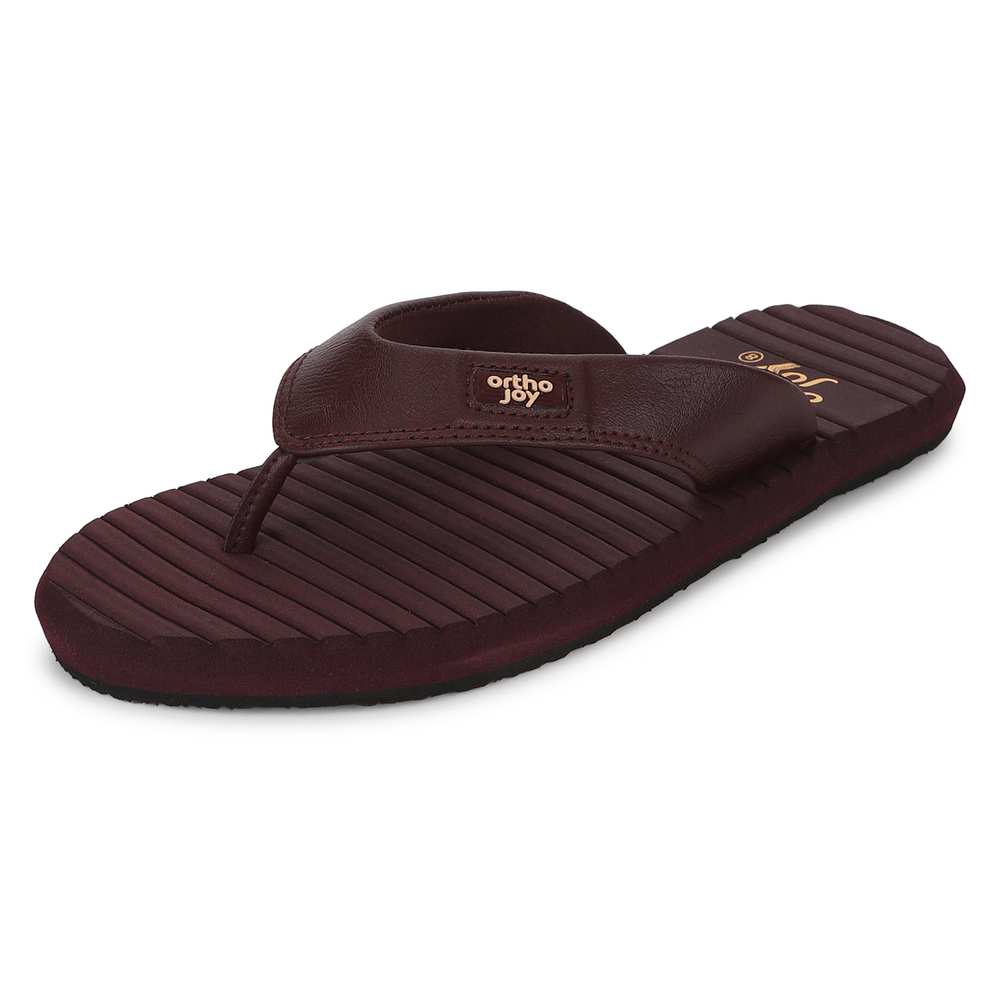 ORTHO JOY Men’s Orthopedic Daily Comfort Slippers – Anti-Skid & Cushioned Footwear