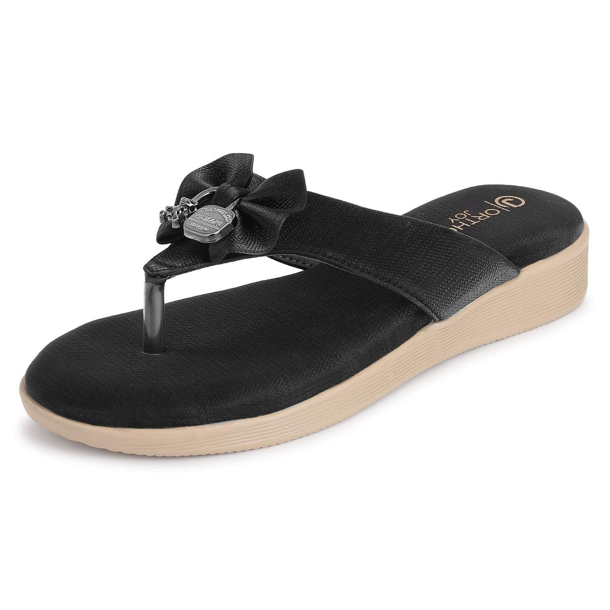 Ortho Joy Women’s Orthopedic Flip-Flops – Arch & Heel Support Comfortable Slides for Foot Pain Relief