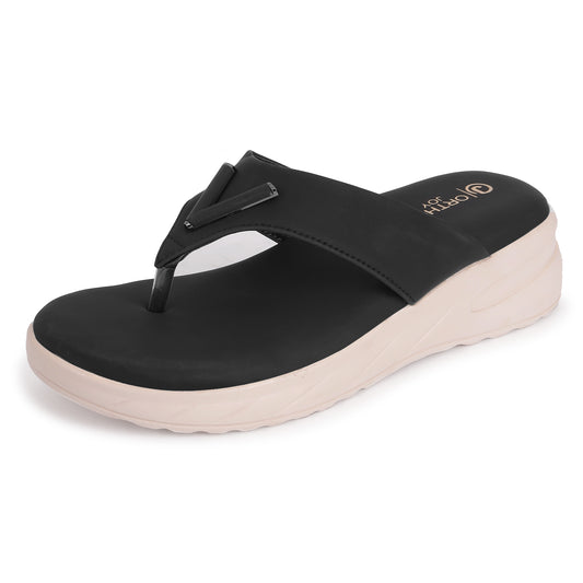 ORTHO JOY Women’s Orthopedic Comfort Sandals – Extra Soft Cushioned Footbed, Arch Support Casual Flats