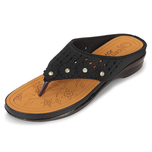 Ortho Joy Women’s Orthopedic Comfort Sandals – Soft Cushioned Arch Support Anti-Slip Daily Wear Footwear