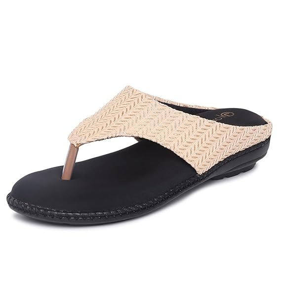 ORTHO JOY Women’s Extra Soft Orthopedic Slippers – Comfortable Doctor Sole Flip-Flops for Daily Use