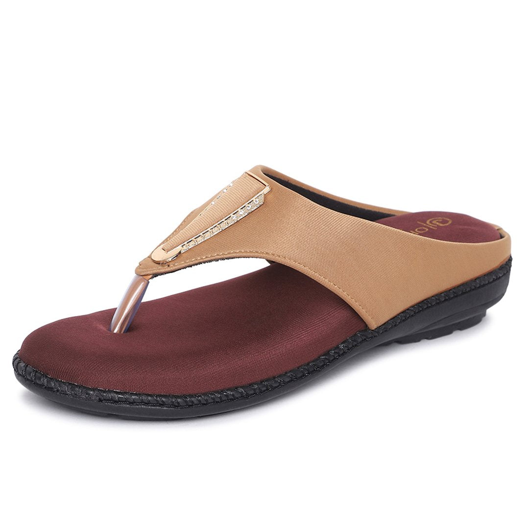 Ortho Joy Women Orthopedic Slippers – Extra Soft Cushioned Comfortable Flip Flops for Daily Wear