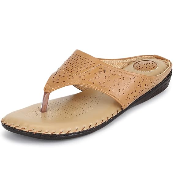 ORTHO JOY Women’s Orthopedic Flip Flops – Extra Soft Comfortable Anti-Slip Daily Wear Slippers