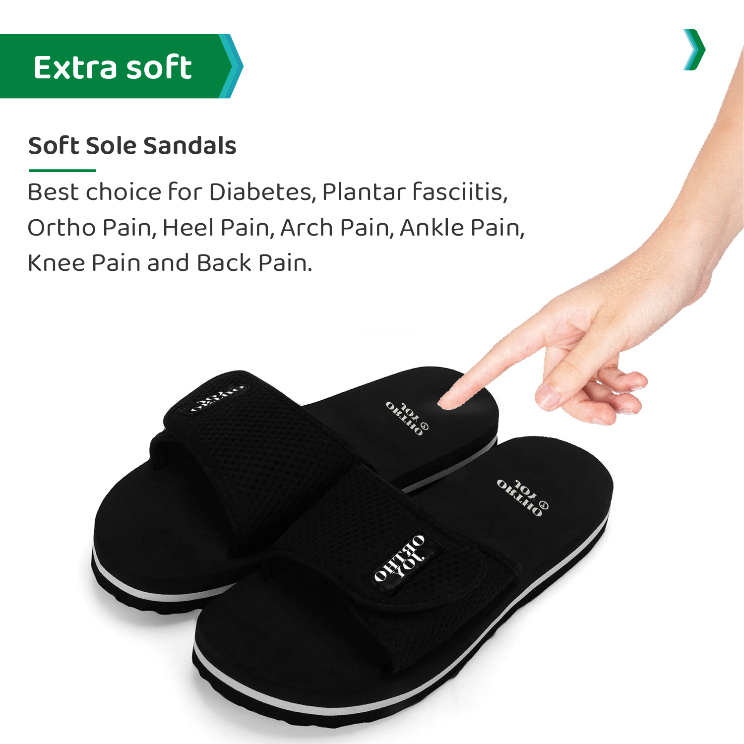 Buy Yoho Men ortho slippers with arch support Online at Best Prices in India  - JioMart.