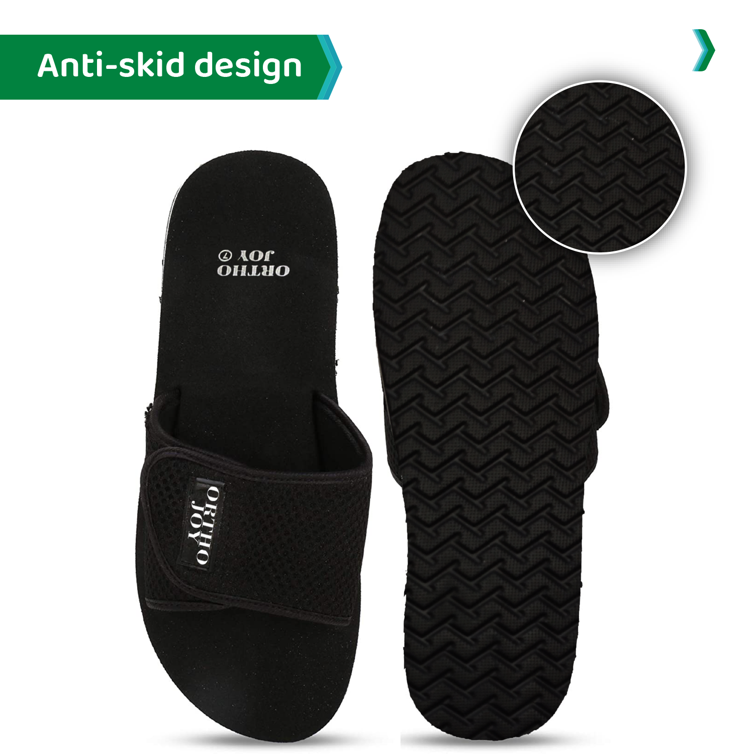 ORTHO JOY Extra Soft Doctor Ortho Slippers for Men/Flip-flops.