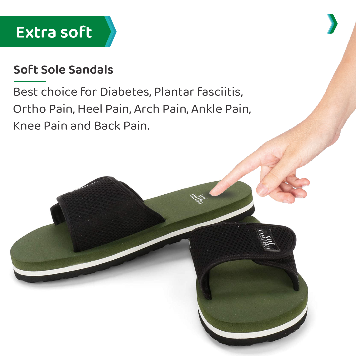 Soft chappals for 2025 heel pain for gents