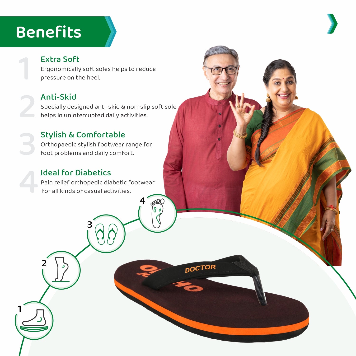 Buy ORTHOJOY Extra Soft Slippers