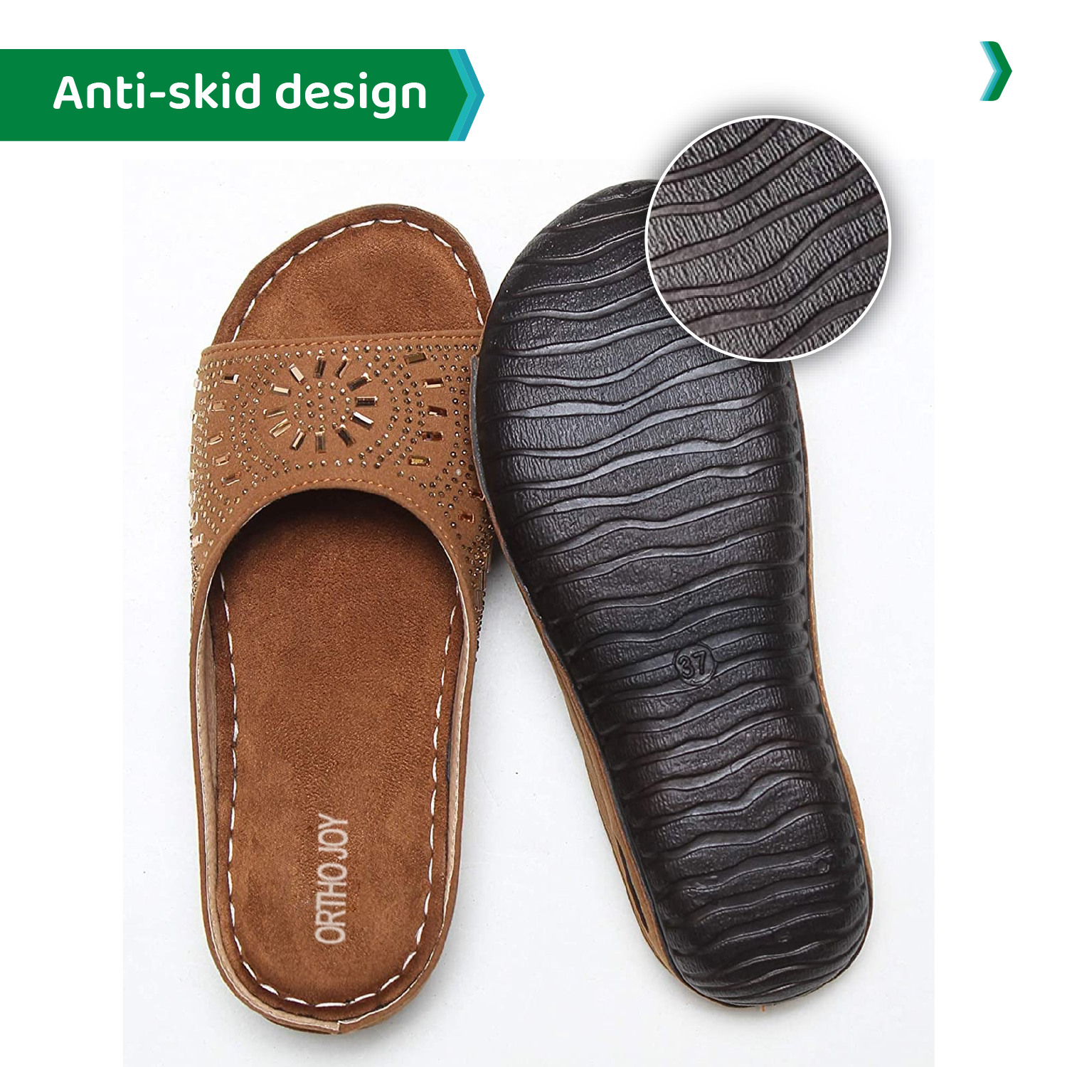 ORTHO JOY Extra-Soft Comfortable Fancy Slippers