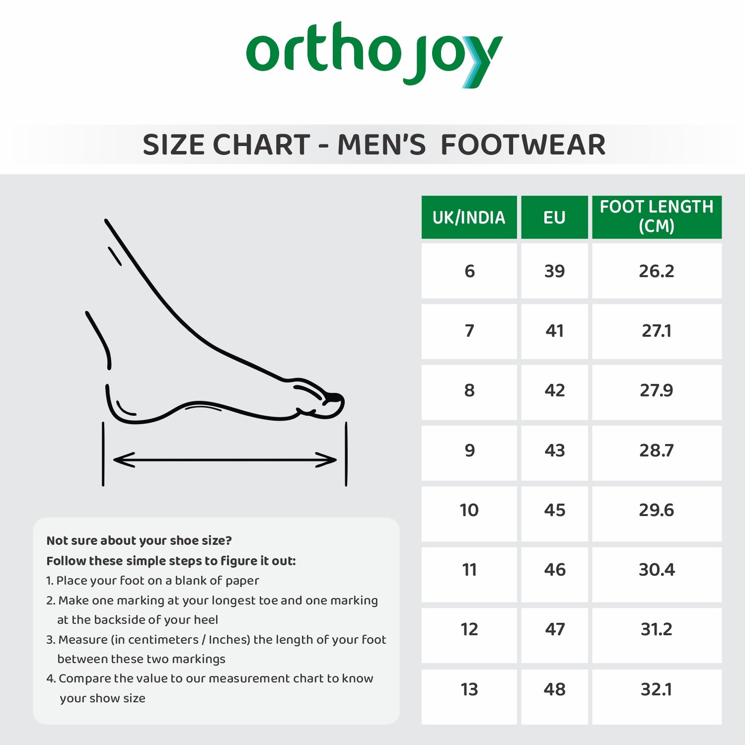 ORTHO JOY Extra Soft Doctor Ortho Slippers for men