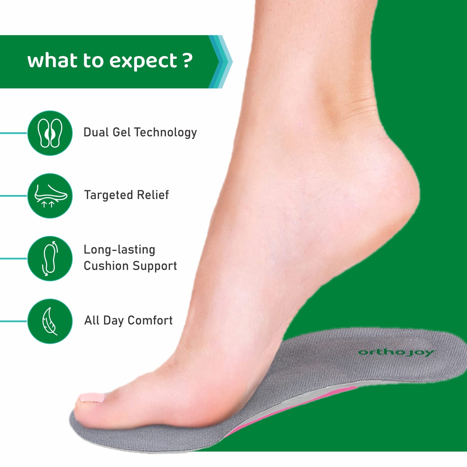 Royalkart Shoe Insoles for Supination, Flat Feet, Heel & Foot Pain Orthotic  Sports Insole - Buy Royalkart Shoe Insoles for Supination, Flat Feet, Heel  & Foot Pain Orthotic Sports Insole Online at