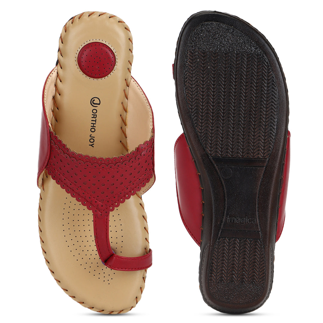 Buy comfortable footwear for ladies | Soft chappal â OrthoJoy